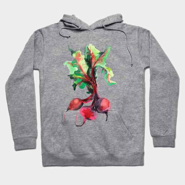 Beet Root Hoodie by Olga Berlet